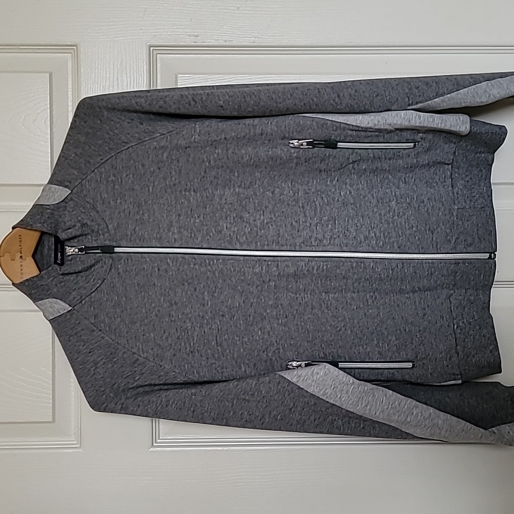 Zegna Sport Full Zip Mock Neck Track Sweatshirt M